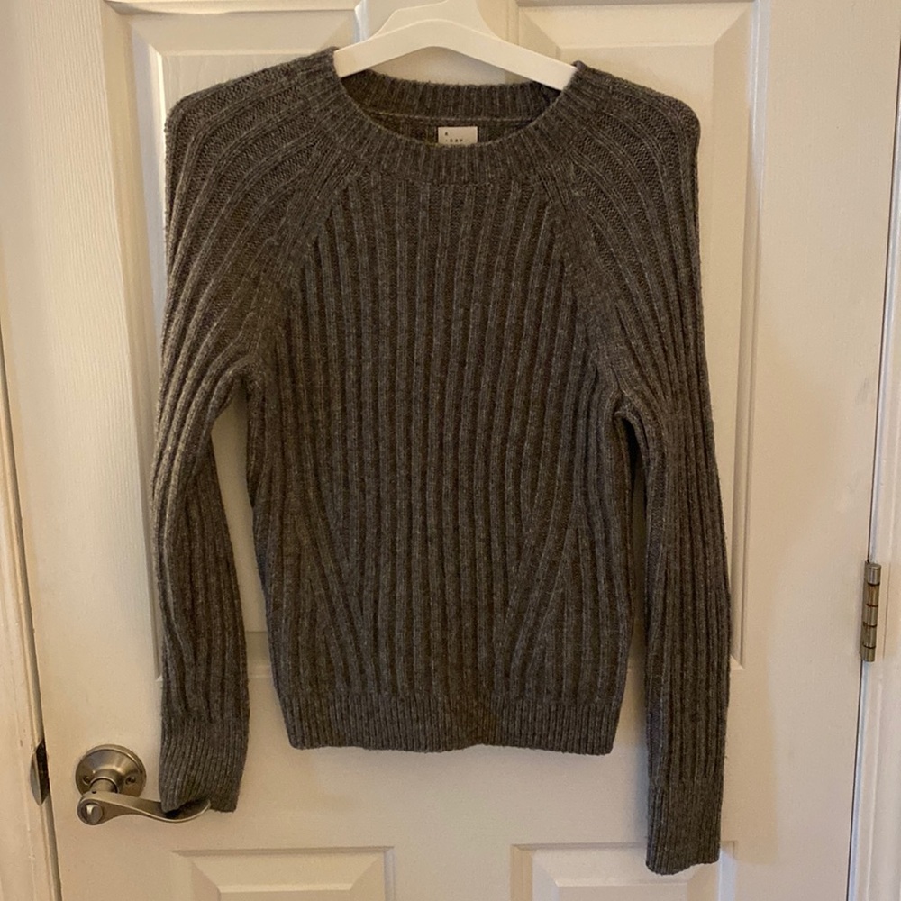 Gray sweater